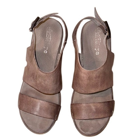 ANTELOPE LEATHER SUEDE WEDGES WOMEN’S Shoes size 36 6 - Picture 15 of 17